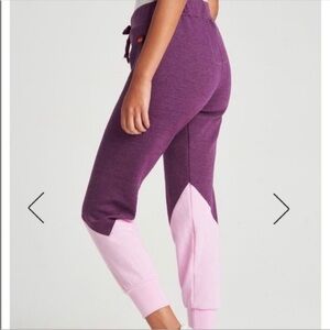 Aviator Nation Purple/Pink Color Block Sweats size Small